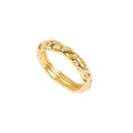 Milskye Minimalist Jewelry 18k Gold Plated 925 Sterling Silver with Irregular Pits Rings