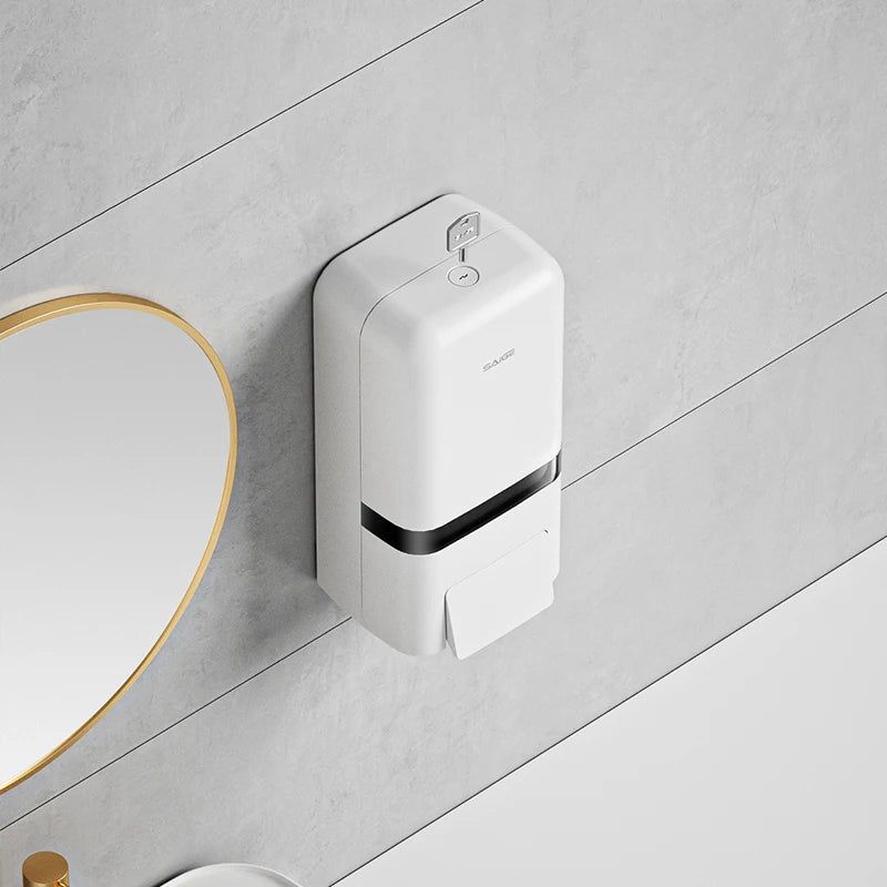 Saige New 1600ml Bathroom Wall Mounted Plastic Hand Liquid Soap Dispensers Manual
