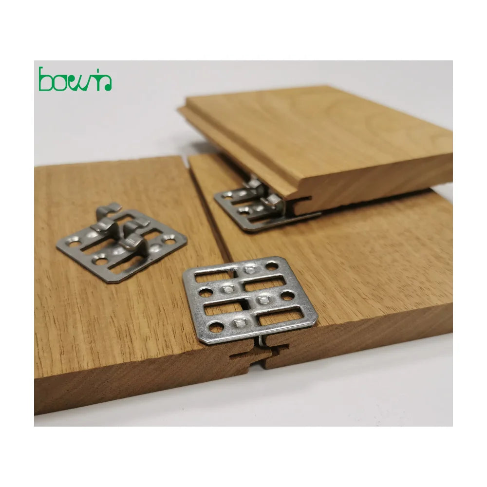 Outdoor Hardwood Cladding Rain Screen Profile Install Use Accessories Stainless Steel Clip