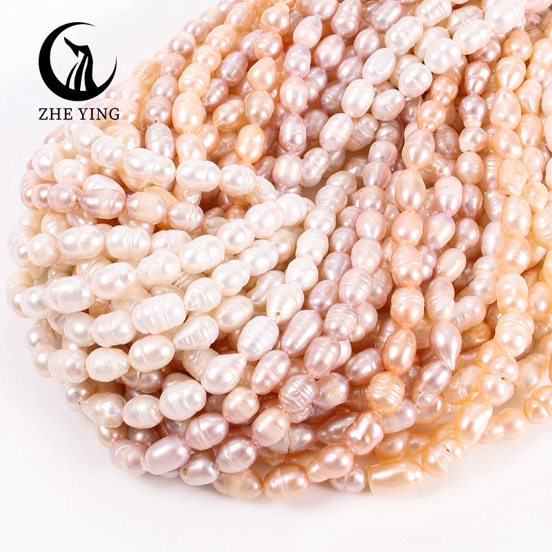 Wholesale Cultured Freshwater Pearls Baroque Pink Loose Pearls for Jewelry Making Bracelet Necklace Natural Pearl Beads MegaBDM