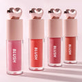 Popular Soft Cream Cheek Makeup Custom Logo Vegan Cruelty Free High Pigmented Weightless Private Label Liquid Blush
