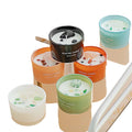 Wholesale Custom Private Label Holiday Aroma Gemstone Soy Wax Aromatherapy Candle with Crystals Handmade Luxury Scented Candle