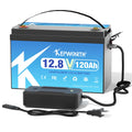 EU/UK/US Stocks 12V 80Ah 100Ah 120Ah 200Ah LiFePO4 Battery 12.8V Lithium Power Batteries 6000+ Cycles for RV Campers Golf Cart