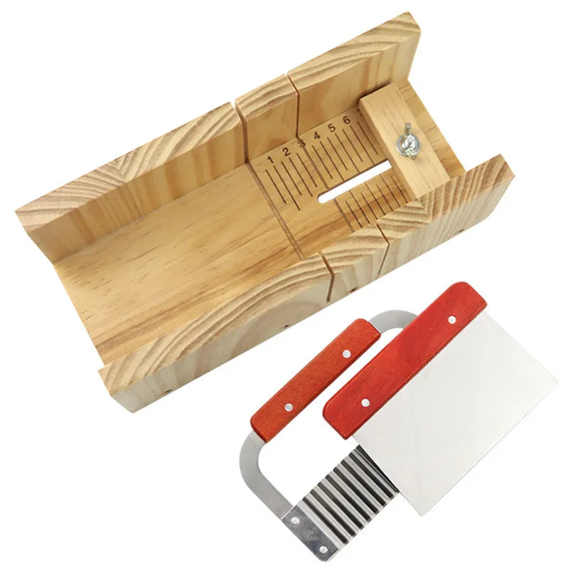Multifunctional Accurate Soap Cutter Loaf Adjustable Candle Making  Beveler With Scale Tools Planer Wooden Box