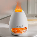 Wholesale B2b Price Volcano Diffuser Humidifier Ultrasonic Salt Stone Flame Humidifier Essential Oil Aroma Diffusers