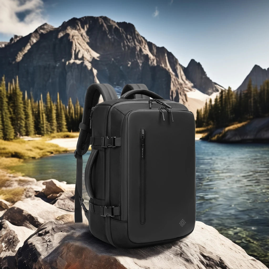 RZTX Large Capacity Multi-Functional Business Backpack Wet/Dry Separation Oxford Cloth Vacuum Storage Waterproof Access