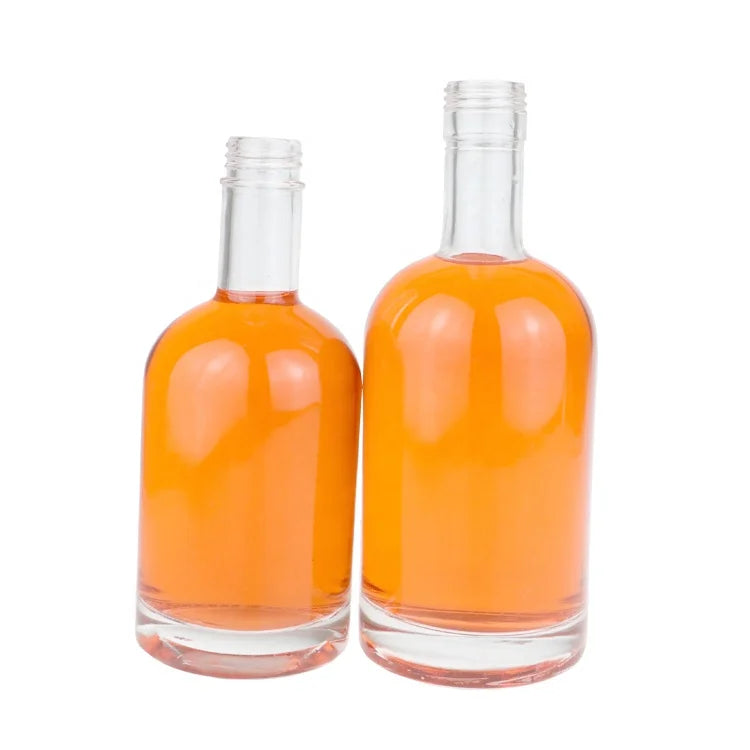 Super Flint Glass 500ml 700ml 2000ml Glass Bottle With Cork for Liquids Sauces