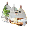 Modern Irregular Design Wall Mounted Mirror for Home Decor Plastic Material Box Packing for Living Room Bedroom Bathroom