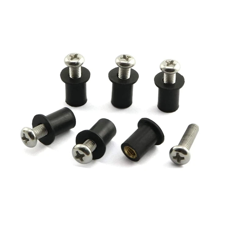 Oem Odm Supplier Customized M2 M3 M5 M6 M8 M10 M12 M4 Brass Expansion Expanding Cover Well Hex Rivet Rubber Nuts