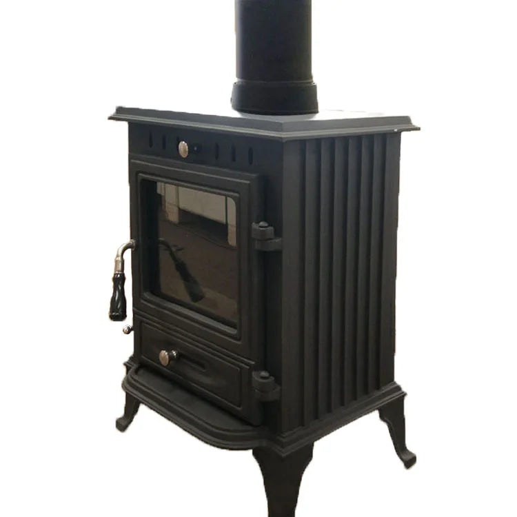 Hot Sale Multifunctional Indoor Wood Coal Burning Fireplace Practical Modern Design Fast Cook Smokeless Stove Cast Iron Material