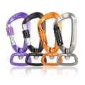 Heavy Duty 4KN Swivel Carabiner for Dog Leash Anti-Twist Aluminum Alloy Auto Locking Snap Hook Clip Karabiner for Dog Leash
