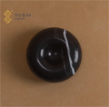 YUSHI Modern Luxury Stone Crafts Natural Black Marble Candle Jars for Home Decor