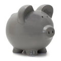 Gray Glazed Handmade Ceramic Piggy Bank Child Gifts Home Decoration Minimalist Saving Money Box