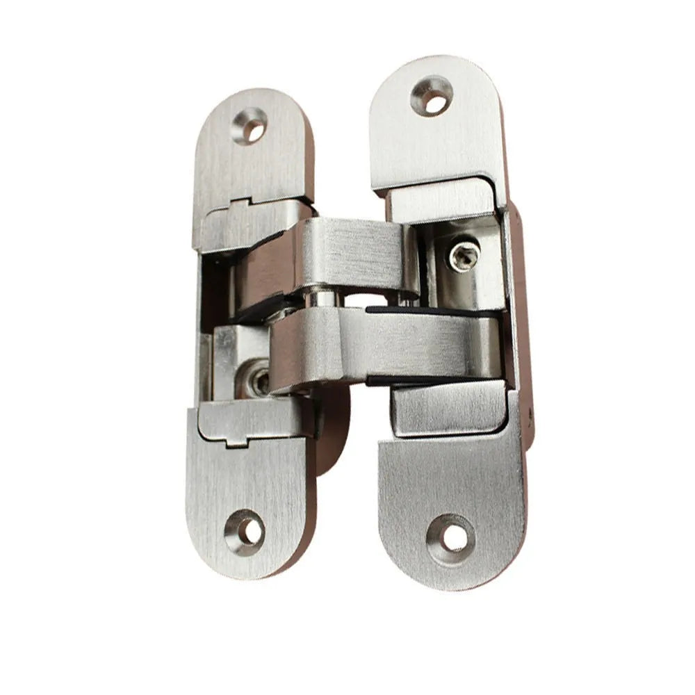Zinc Alloy 3D Adjustable Hidden Invisible Concealed Entry Door Hinges for Flush Pivot Door Gate