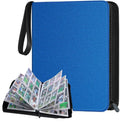Junmei 9-Pocket Trading Card Games Collection Binder 900 Pockets PU Material Business Card Binder for Games