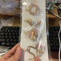 4pcs Rhinestone Bobby Pins Hair Slides Women Hairpins Bling Lady Girls Women Kids Hair Pearl Resin Acrylic Hair Clips