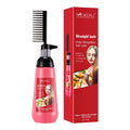 Herbal Hair Straightener Cream for Curly Hair Nourishing Moisturizing Smoothing Color-Protection Hair-Repairing Home Hurting