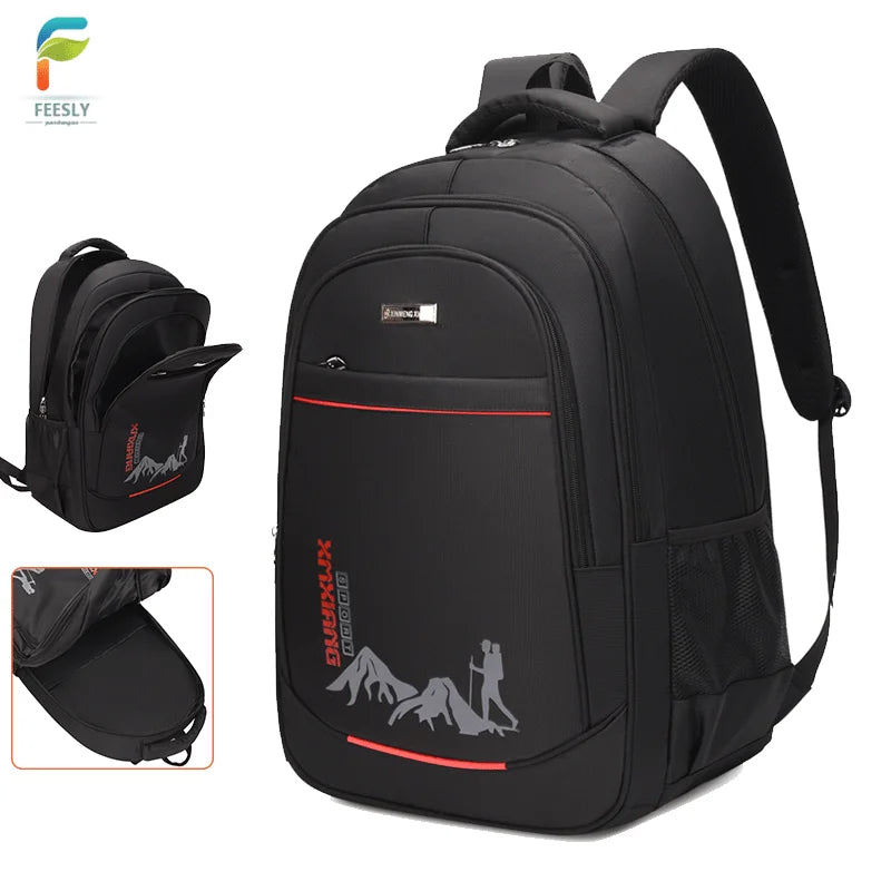 Large Capacity Laptop Backpack Multi-Function Polyester Fashion Waterproof Storage Case Shoulder Bag for School