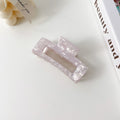 TIANJIN Factory Wholesale Custom Logo Large Cellulose Hair Claw Accessory Elegant Acetate Hair Claw Clip for Women Girls
