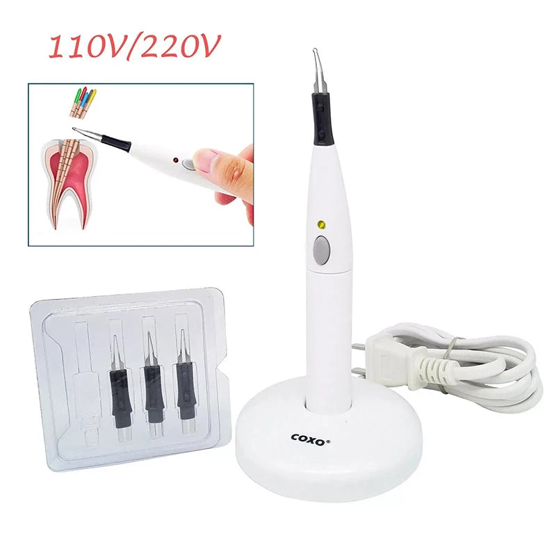 C0X0 C-BLADE Dental Obturation System Gutta Cutter Percha Points Endo Gum Heating Cut 4 Tips