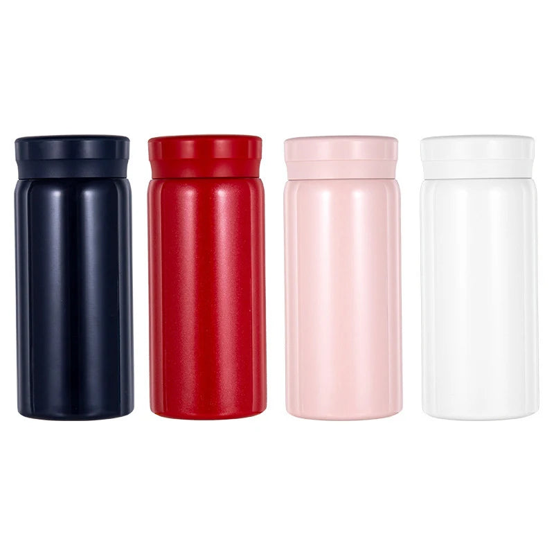 2025 New Style Double Wall Stainless Steel Vacuum Flask Mini Portable Pocket Cup Small Capacity Fashion Sports Water Bottle