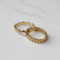 Wholesale 18K Gold Plated Stainless Steel Cluster Rings Trendy Wheat Ear Plant Flower and Leaf Ring Design for Women