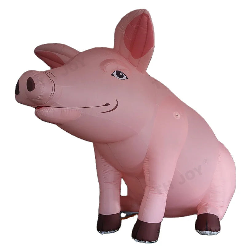 Free Air Shipping 4m Tall Guangzhou Inflatable Manufacturer Advertising Goods Giant Inflatable Pig