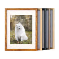 Solid Wood Picture Frames Eco-friendly A4 A3 8X12 12X16 Wall Mount Poster Display UV Printing Wooden Photo Frame