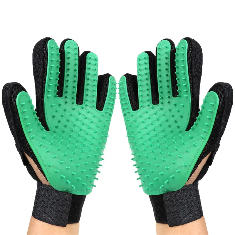 Hot Selling Pet Grooming Mitts Deshedding Pet Grooming Mitts Pet Massage Mitts