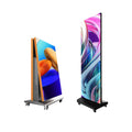 King Visionled New Design LED Electronic Folding Display Mobile Portable Commercial P1.8 P2.5 LED Electronic Poster Screen