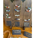 Zooying  Raw Crystal Jewelry Personalized Custom Birthstones  Gemstone 12 Star Signs Zodiac Energy Necklace