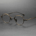 Durable Round Frame Luxury Titanium Eyeglasses Eyewear Reading Glasses for Women Optical Frames Ready to Ship Spectacle Frames