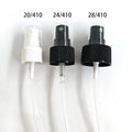In Stock Black White DIN 28mm Bottle Pump Spray Head Neck Size 24 410 Plastic Spray Pump Cap
