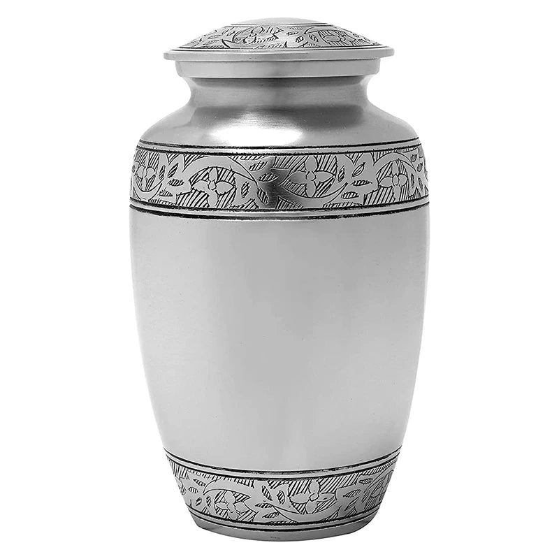 Stainless Steel Cremation Urn for Human Ashes Affordable Quality Handcrafted Keepsake Large Funeral Memorial With Elegant