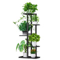 Outdoor and Indoor Multi-Tiered Metal Flower Rack with Powder Coated Plant Pot Stand Everyday Home and Garden Accessory