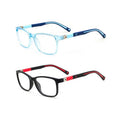 Wholesale TR90 Unisex Optical Glasses 180 Degree Flexible Hinge Lightweight Square Design Crystal Blue Gray Black Rectangle