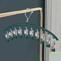 Factory Metal Pants Socks Hangers Organizer for Closet Pants Hanger With 10 Clips