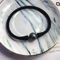 B416 10-11mm 925 Sterling Silver Gold Plated Wholesale Freshwater Pearl Charm Bracelet  Bangle Fancy Jewelry for Women
