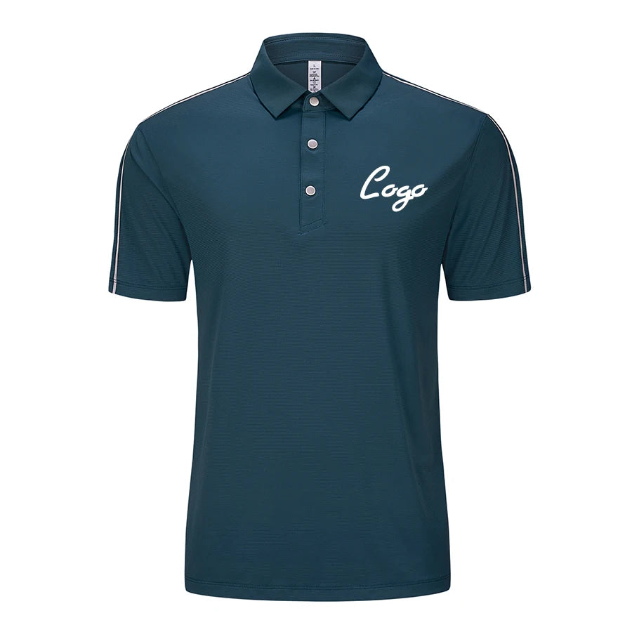 Lidong Customized Nylon Spandex Breathable Men's Polo t Shirts in Stock
