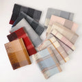 Stock Wholesale Wool Plaid Poncho Autumn and Winter New Men and Women With the Same Scarf Warm Sheep Wool Comfortable Long Scarf