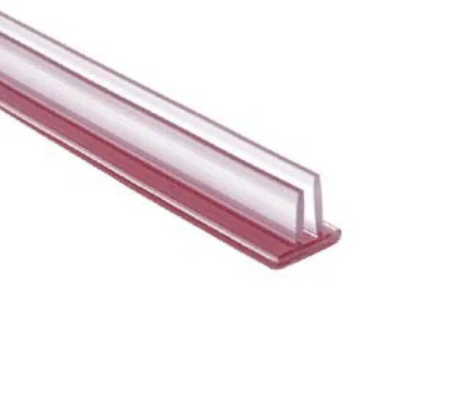 Modern Design Double Fin Seal Translucent Vinyl Door Hardware Accessories for Bathroom Shower Doors-SDTDF
