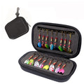 16pcs/set Artificial Metal Colourful Freshwater Casting 2.5g-7g Spinner Baits Set Fishing Lures for Bass Trout Lures