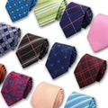 Wholesale Ties Manufacturer Custom Cheap Silk Micro Woven Necktie Striped Luxury Polyester Ties for Men