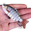 Multi Section Sea Bass Wobbler Hard Fishing Lure 10cm 15.5g Crankbaits Swimbait Isca Artificial Plastic Bait Fishing Tackle