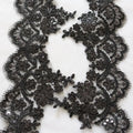 Handmade Sequin Trim Mesh Lace 100% Polyester DIY Wedding Dress Veil Costume Accessories Multicolor 6 Yards Bags Shoes
