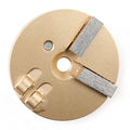 Factory Custom Wholesale Aluminum Oxide Sanding Belts Trapezoid Concrete Diamond Grinding Disc With 2X1/2 PCD+2BA