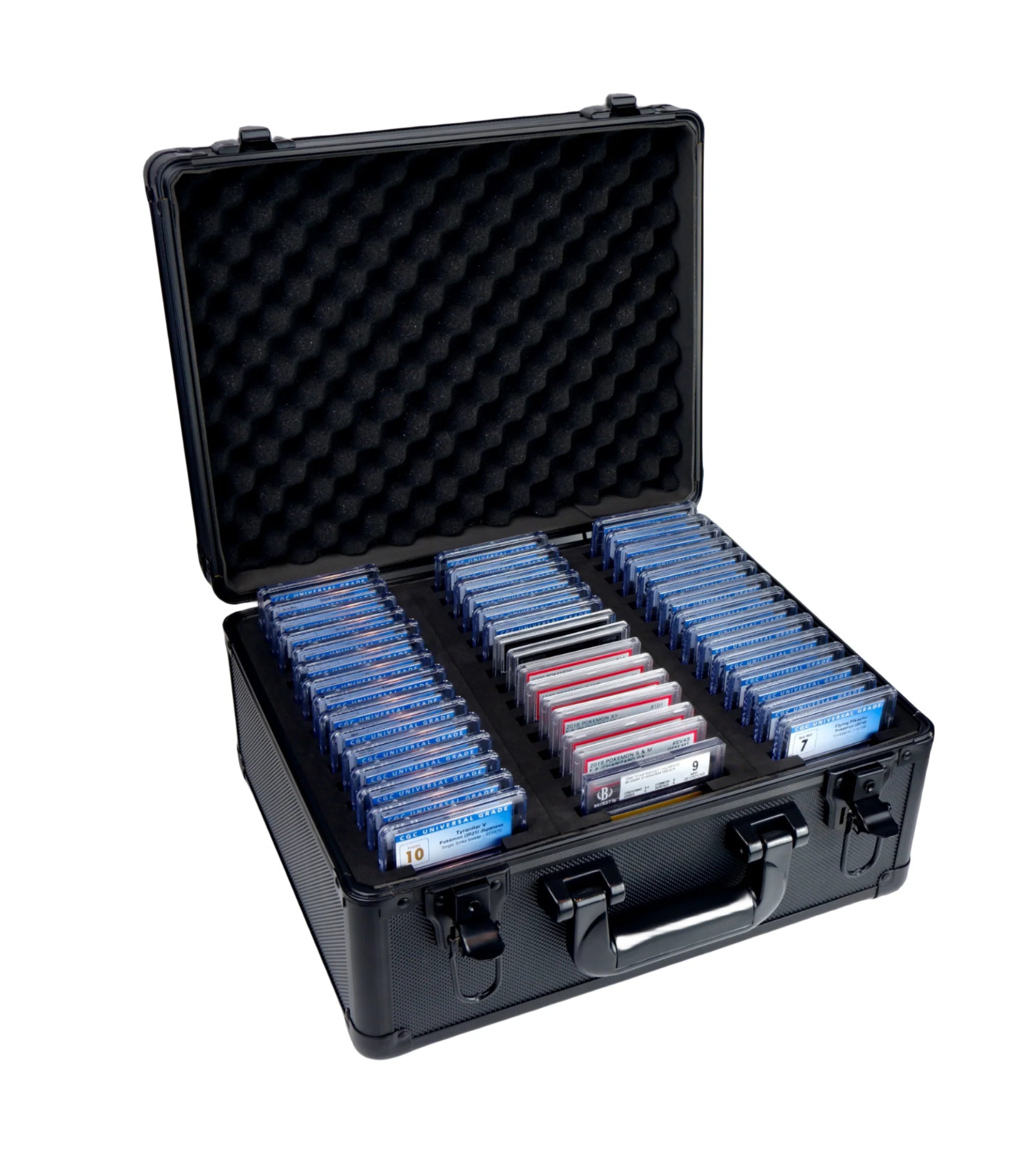 Graded Card Slab Storage Case P-S-A B-G-S C-G-C - 45 Slab or 400+ Semi-Rigid Capacity