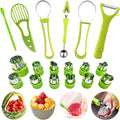 4 in 1 Stainless Steel Fruit Tool Set Fruit Scooper Seed Remover for Fruit Slicer Dig Pulp Separator