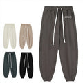 Custom Logo French Terry 420g Cotton Trousers Luxury Blank Pants Heavyweight Mens Oversized Sweatpants