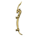 CA1011 Creative Cute Solid Brass Antelope Goat Bronze Pen Holder Sculpture Desktop Office Decoration Antique Crafts